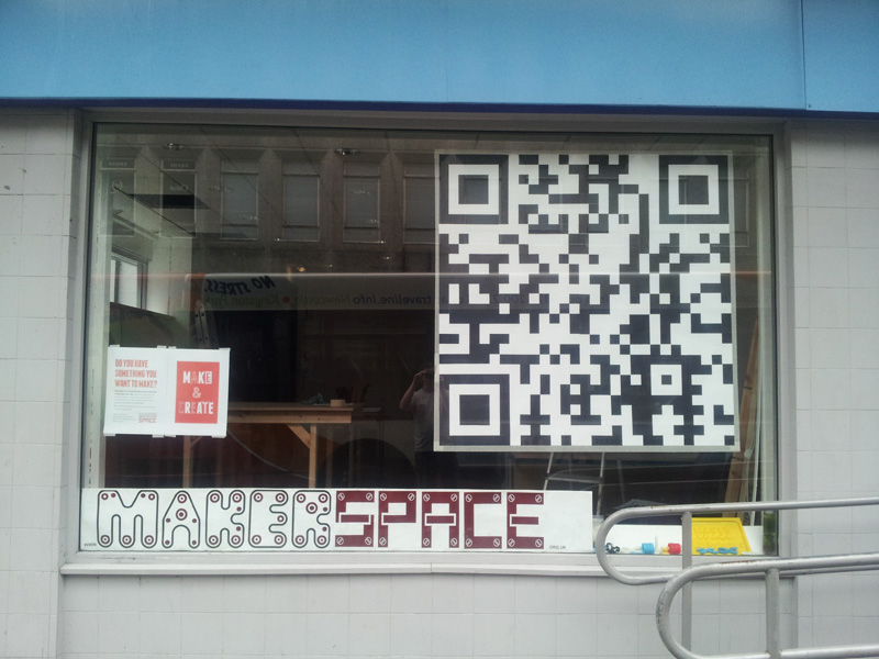 MS2 QR Code in the wondow