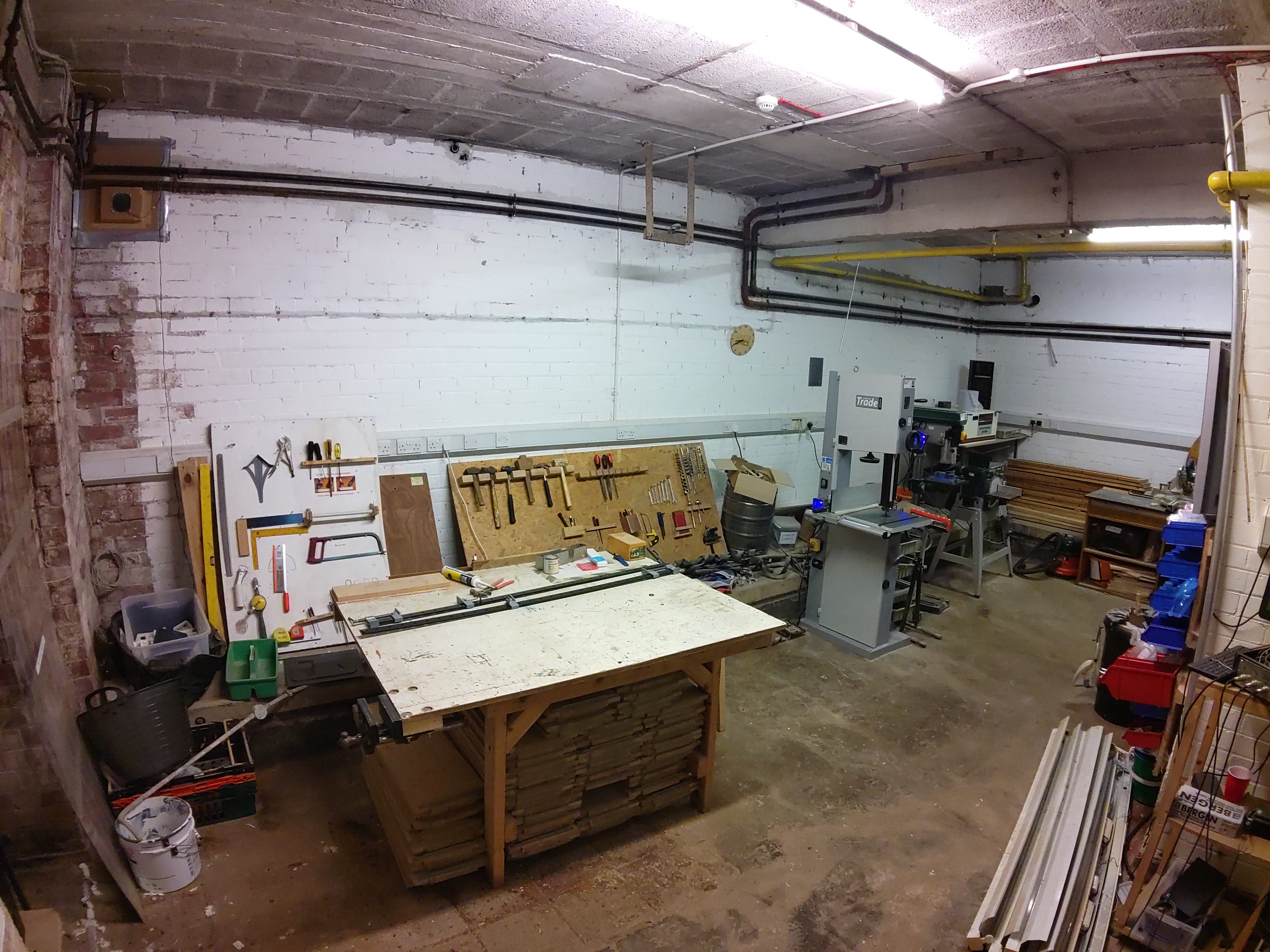 Main workspace